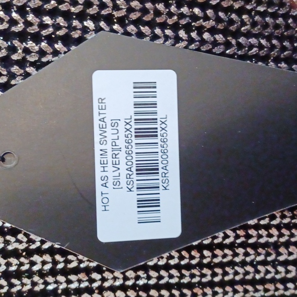 COPY - KILLSTAR 3X BLACK/SILVER DISTRESSED HOT AS HIEM HOODED SWEATER OVERSIZE … - Picture 4 of 16